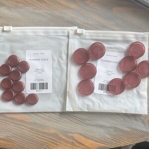Planner Discs - Bordeaux (Cloth & Paper)